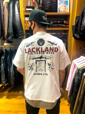 「AVIREX（アヴィレックス）の【直営店限定】エアフォース ベースキャップ/AIR FORCE BACES CAP（キャップ）」を使った、HONDAさん（メンズ・171cm）の春コーディネート