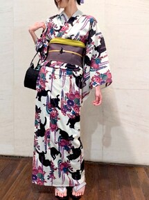 ふりふ（フリフ）の「浴衣「夜空猫」（浴衣）」 - WEAR