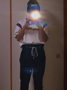 「8seconds（エイトセカンズ）のアイテム（帽子）」を使った、うださん（メンズ・166cm）の冬コーディネート