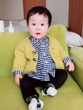 しみちゃんさん（キッズ・70cm）の春コーディネート