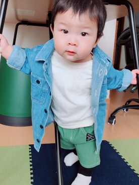 しみちゃんさん（キッズ・70cm）の春コーディネート