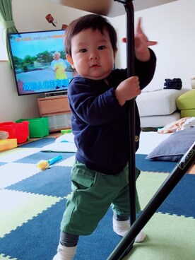しみちゃんさん（キッズ・70cm）の春コーディネート