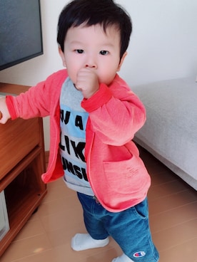 しみちゃんさん（キッズ・70cm）の春コーディネート