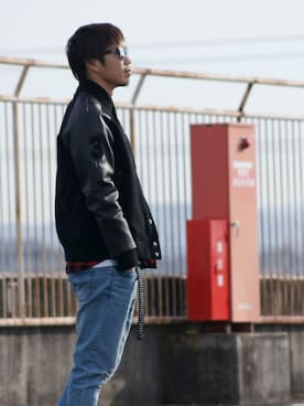 「アイテム（福袋/福箱）」を使った、SO®さん（メンズ・178cm）の冬コーディネート