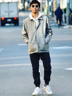 「アイテム（福袋/福箱、シルバー系）」を使った、SO®さん（メンズ・178cm）の冬コーディネート