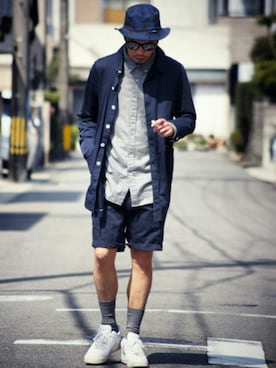 「SWAGGER（スワッガー）のアイテム（その他アウター）」を使った、SO®さん（メンズ・178cm）の春コーディネート