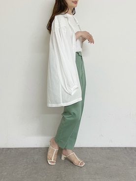 「かたかけ」｜chiii0218さん（レディース・157cm）の夏コーディネート