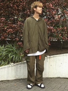 「OPENING CEREMONY（オープニングセレモニー）のアイテム（トップス）」を使った、だいすけさん（メンズ・184cm）の春コーディネート