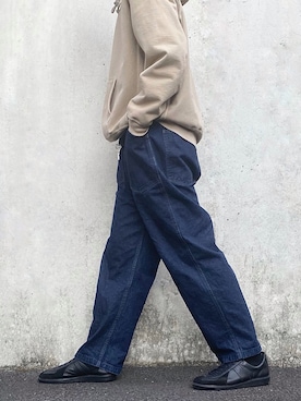 「OMNIGOD（オムニゴッド）のアイテム（パンツ）」を使った、TＥnさん（メンズ・175cm）の春コーディネート