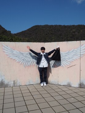 「MP STORE（エムピーストア）のアイテム」を使った、99ko96さん（メンズ・172cm）の春コーディネート