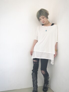 tomomiさん（レディース・155cm）の春コーディネート