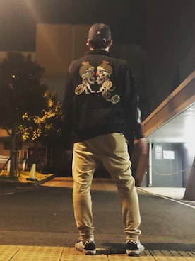 「STARTER BLACK LABEL（スターターブラックレーベル）のアイテム（帽子）」を使った、けやけんさん（メンズ・170cm）の夏コーディネート