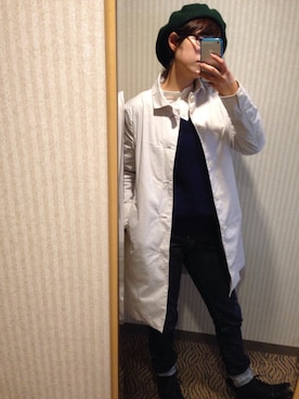 「春 コート」｜S Rieさん（レディース・151cm）の春コーディネート