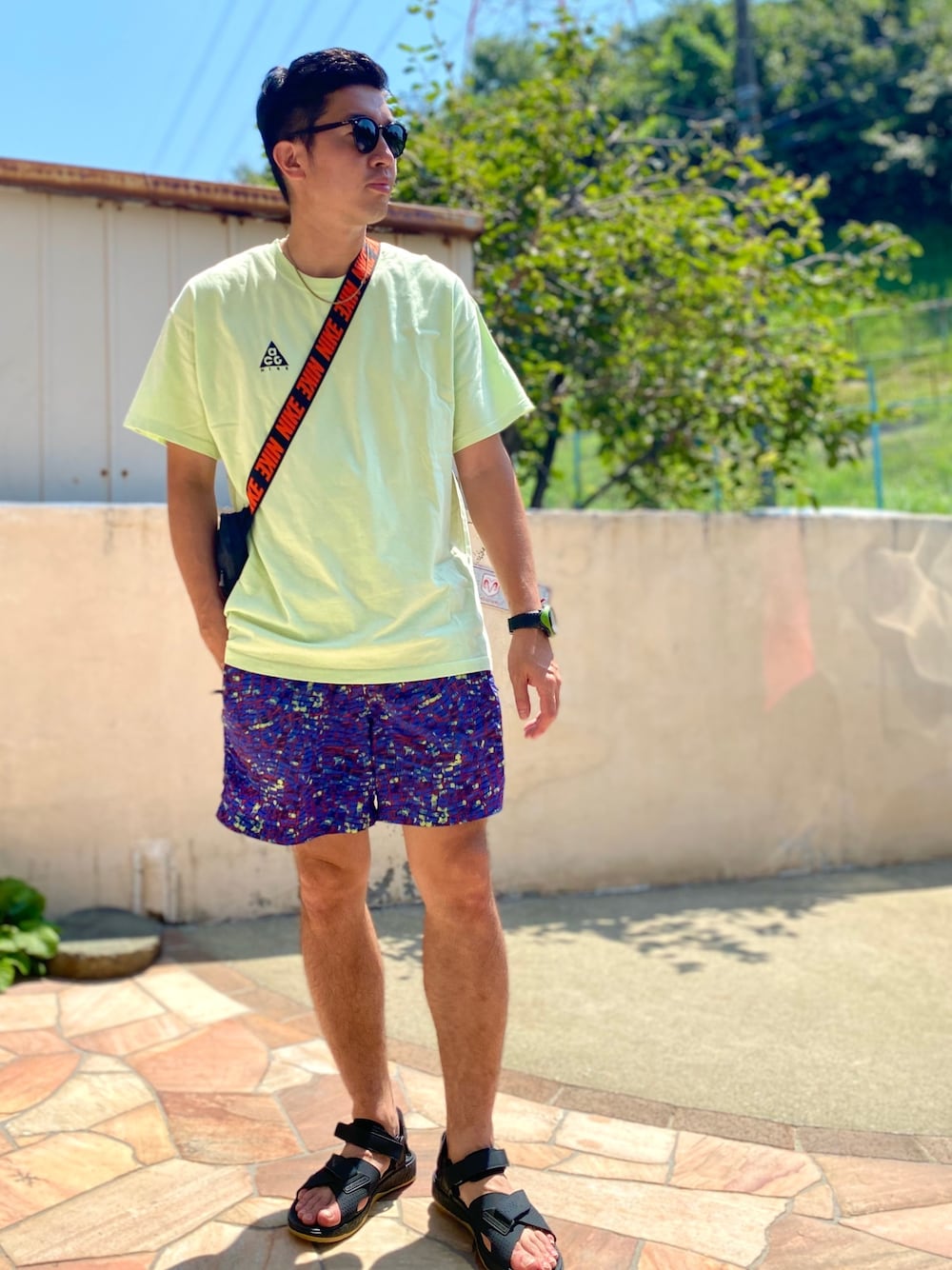 Highlandz Nikeのサンダルを使ったコーディネート Sciaky