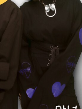 「MORPH8NE（モルフィン）のアイテム（トップス）」を使った、Maさん（レディース・154cm）の秋コーディネート