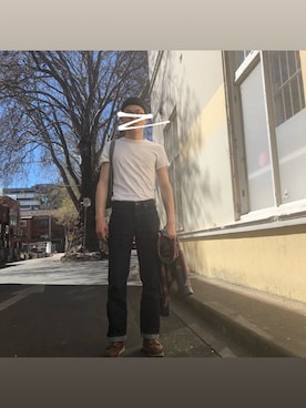 「TOPMAN（トップマン）のアイテム（帽子）」を使った、Allegraさん（メンズ・175cm）の秋コーディネート