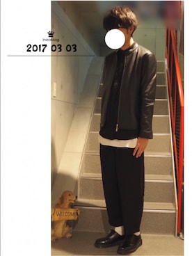 「WEGO（ウィゴー）のWEGO/スラブワッフルラウンドロングタンクトップ（タンクトップ）」を使った、ゆまる*さん（メンズ・176cm）の春コーディネート