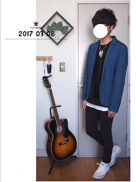 「NANO universe（ナノユニバース）のアイテム（腕時計）」を使った、ゆまる*さん（メンズ・176cm）の春コーディネート