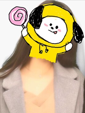 「PERK（パーク）のアイテム」を使った、ayüさん（レディース・163cm）の冬コーディネート