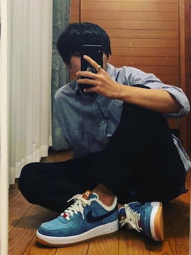 「Y-3（ワイスリー）のアイテム（その他）」を使った、エドワード花井さん（メンズ・167cm）の秋コーディネート