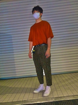 「アイテム（リング）」を使った、さとうきびさん（メンズ・182cm・20代）の夏コーディネート