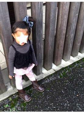 ☺︎tiiina☺︎さん（キッズ・90cm）の秋コーディネート