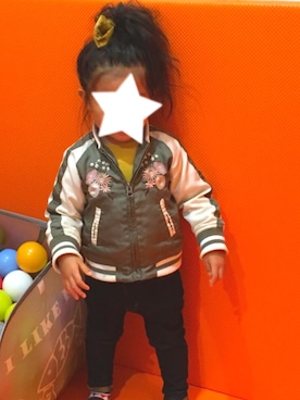 ☺︎tiiina☺︎さん（キッズ・90cm）の秋コーディネート