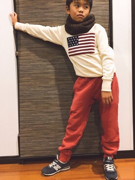 ☺︎tiiina☺︎さん（キッズ・130cm）の冬コーディネート