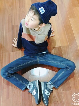 ☺︎tiiina☺︎さん（キッズ・90cm）の冬コーディネート