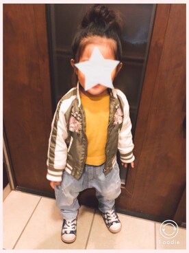 ☺︎tiiina☺︎さん（キッズ・90cm）の冬コーディネート