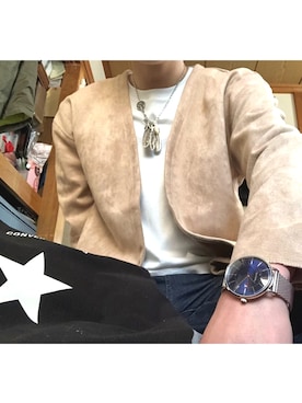 「CONVERSE TOKYO（コンバーストウキョウ）のアイテム（ショルダーバッグ）」を使った、𓆉𝑅𝑌𝑈𝐻𝑂𓆉さん（メンズ・180cm）の春コーディネート