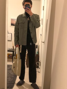 「CONVERSE TOKYO（コンバーストウキョウ）のアイテム（バッグ）」を使った、𓆉𝑅𝑌𝑈𝐻𝑂𓆉さん（メンズ・180cm）の秋コーディネート
