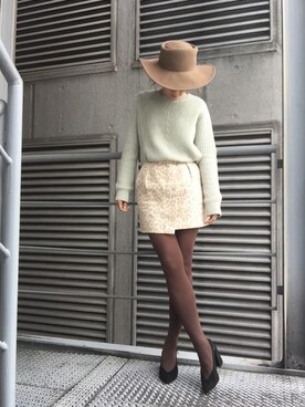 R&E_REZOY本部staffさん（レディース・162cm）の冬コーディネート
