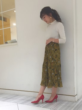 「REZOY（リゾイ）のアイテム」を使った、R&E_REZOY本部staffさん（レディース・158cm）の春コーディネート