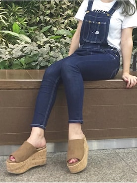 R&E_REZOY本部staffさん（レディース・155cm）の夏コーディネート