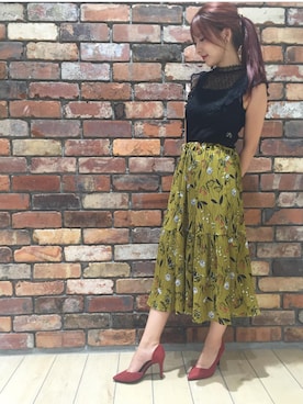 「REZOY（リゾイ）のアイテム」を使った、R&E_REZOY本部staffさん（レディース・158cm）の夏コーディネート