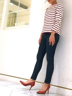 「REZOY（リゾイ）のアイテム」を使った、R&E_REZOY本部staffさん（レディース・162cm）の秋コーディネート