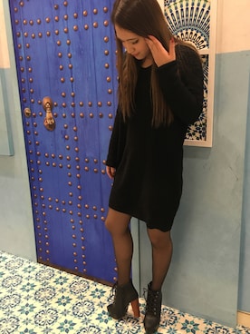 R&E_REZOY本部staffさん（レディース・162cm）の冬コーディネート