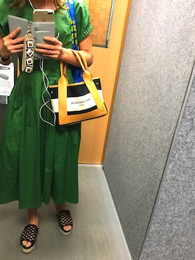 「REZOY（リゾイ）のアイテム」を使った、R&E_REZOY本部staffさん（レディース・162cm）の春コーディネート