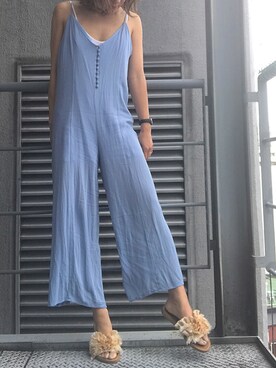 R&E_REZOY本部staffさん（レディース・162cm）の春コーディネート