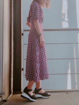 「REZOY（リゾイ）のアイテム」を使った、R&E_REZOY本部staffさん（レディース・162cm）の春コーディネート