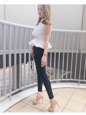 R&E_REZOY本部staffさん（レディース・160cm）の夏コーディネート