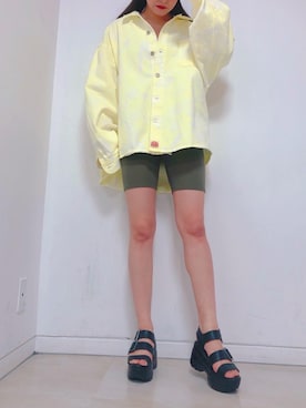 「厚底」｜R&E_REZOY本部staffさん（レディース・162cm）の春コーディネート