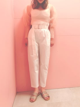 「REZOY（リゾイ）のアイテム」を使った、R&E_REZOY本部staffさん（レディース・164cm）の春コーディネート