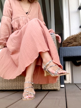 「パイソン柄」｜R&E_REZOY本部staffさん（レディース・162cm）の春コーディネート