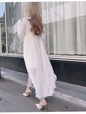 「R&E（アールアンドイー）のアイテム」を使った、R&E_REZOY本部staffさん（レディース・160cm）の夏コーディネート