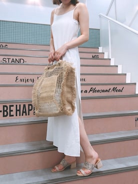 R&E_REZOY本部staffさん（レディース・164cm）の夏コーディネート