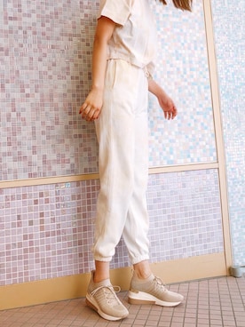 「厚底スニーカー」｜R&E_REZOY本部staffさん（レディース・164cm）の夏コーディネート