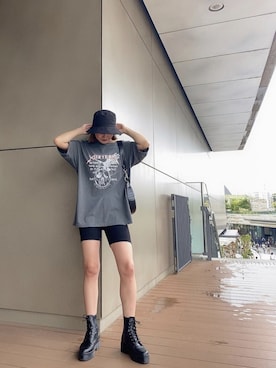 「R&E渋谷109スタッフコーデ」｜「アイテム（ブーツ）」を使った、R&E_REZOY本部staffさん（レディース・164cm）の秋コーディネート
