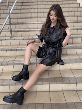 R E アールアンドイーのブーツコーディネート Zozotown